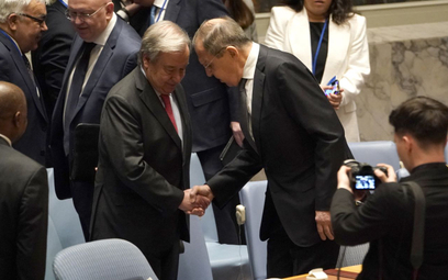 Antonio Guterres i Siergiej Ławrow, 24 kwietnia