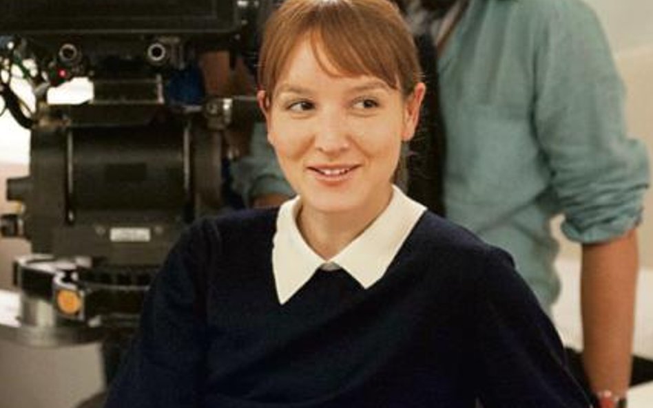 Ana?s Demoustier (Claire) i reżyser François Ozon na planie