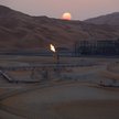 Pole naftowe należace do Saudi Aramco, znajdujace się na na pustyni Rub' Al-Khali w Shaybah w Arabii