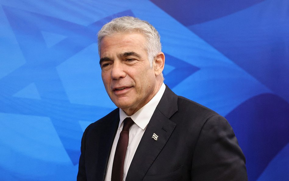 Jair Lapid, szef MSZ Izraela