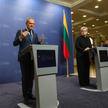 Premierzy Donald Tusk i Ingrida Šimonytė w Wilnie