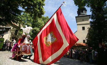 Lajkonik na krakowskich ulicach