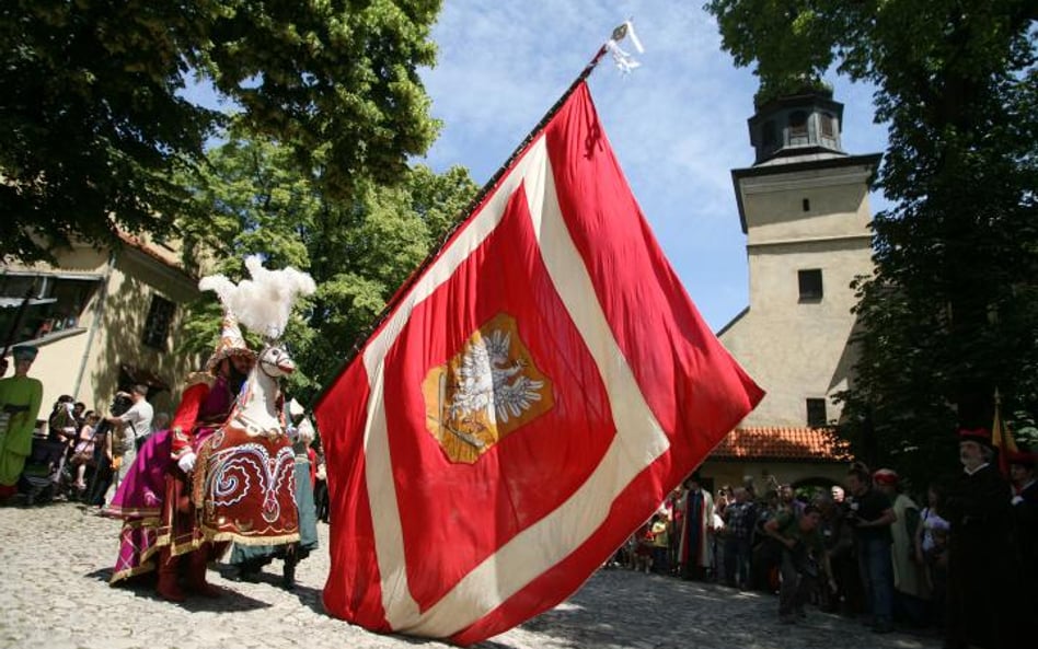 Lajkonik na krakowskich ulicach