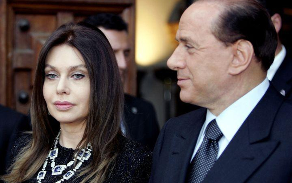 Veronica Lario i jej mąż Silvio Berlusconi