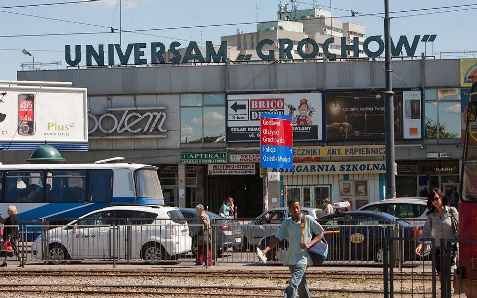 Uniwersam Grochów przy rondzie Wiatraczna działał do 2016 roku