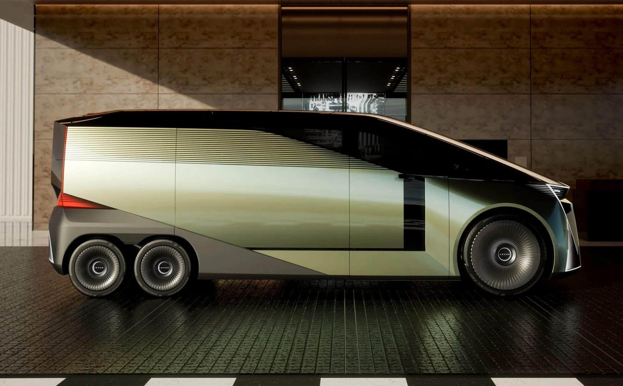 Lexus LS Concept: sześć kół i nowa definicja luksusu