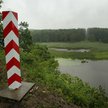 Granica państwowa z Obwodem Kaliningradzkim Federacji Rosyjskiej, przegradzająca rzekę Łynę