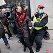 Protest przeciwko lockdownowi w Londynie. 155 zatrzymanych