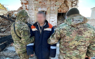 Rosyjski żołnierz po wyzwoleniu Charkowa ukrywał się przez pół roku. Został złapany