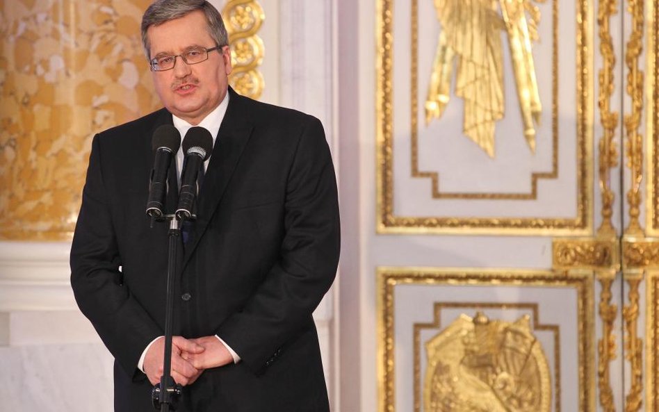 Taki jest prezydent Bronisław Komorowski