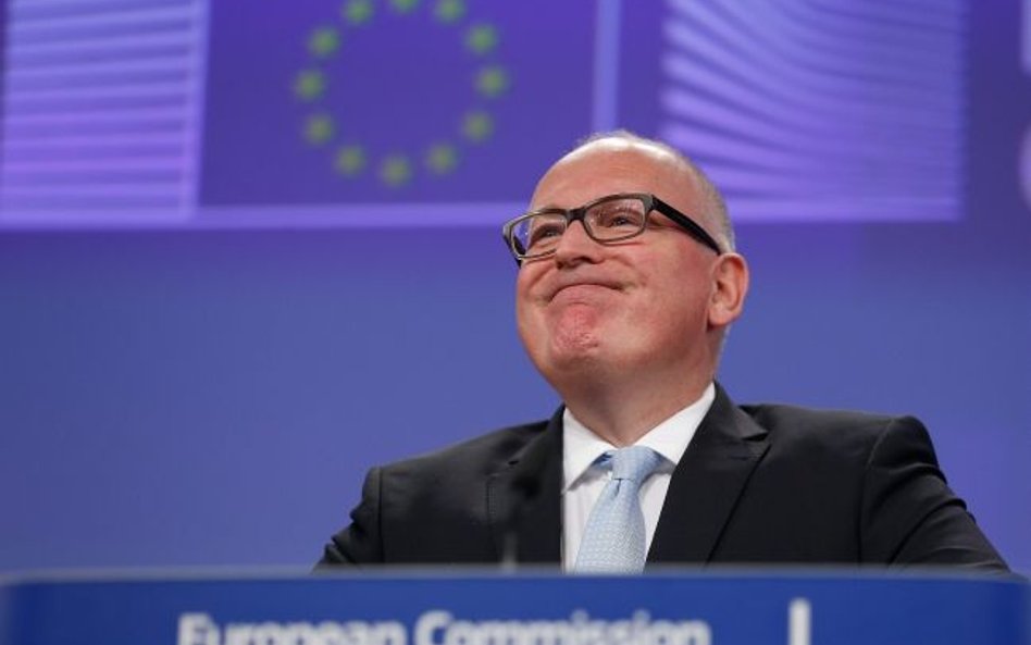 W maju Frans Timmermans znów przyjedzie do Polski