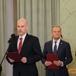 Maciej Berek i Donald Tusk