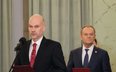 Maciej Berek i Donald Tusk