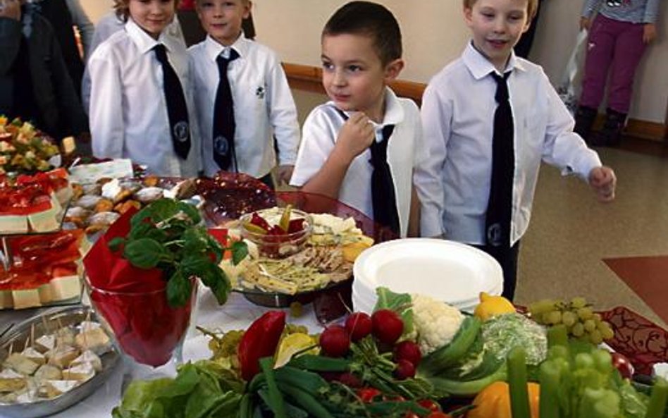 Dzieci uczyły się, co to jest zdrowe jedzenie