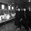 23 listopada 1934r., Wystawa drobiu, gołębi, królików i kanarków w Warszawie. Prezydent Stefan Starz