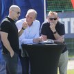 Dariusz Szpakowski, sędzia piłkarski Szymon Marciniak i były piłkarz reprezentacji Polski Sebastian 