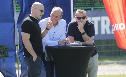Dariusz Szpakowski, sędzia piłkarski Szymon Marciniak i były piłkarz reprezentacji Polski Sebastian 