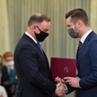 Kamil Bortniczuk odebrał dzisiaj akt powołania na ministra sportu i turystyki z rąk prezydenta