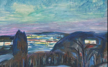 Edvard Munch, „Gwiaździsta noc”, 1922–1924