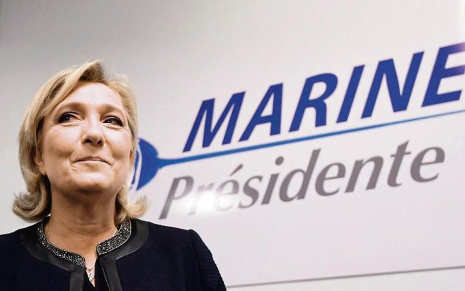 Marine Le Pen raczej na pewno przejdzie do drugiej tury francuskich wyborów prezydenckich w maju 201