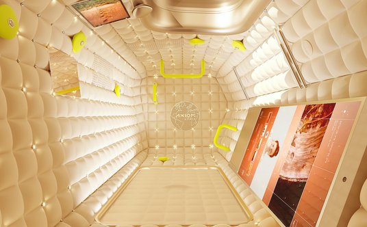 Wnętrze modułu mieszkalnego Axiom Space.