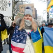 Demonstracja w Chicago, za współpracą USA z Ukrainą