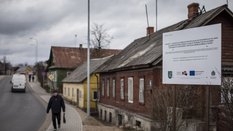 Ulica w Rzeżycy, na którą miał spaść niezidentyfikowany dron