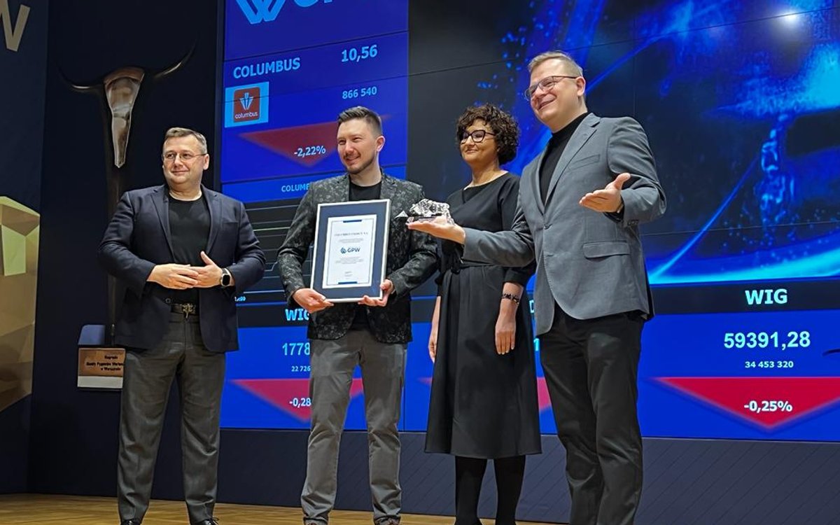 Columbus Energy zaświecił na głównym parkiecie GPW - rp.pl