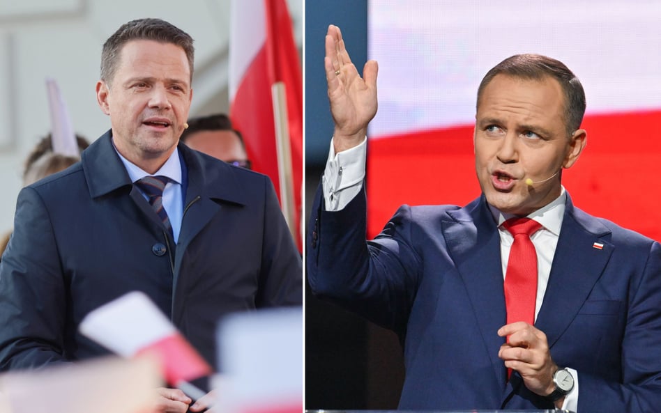 Rafał Trzaskowski i Karol Nawrocki