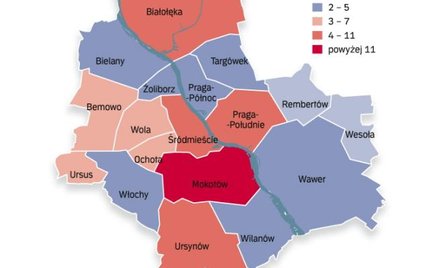 W jakiej dzielnicy zawarto najwięcej transakcji
