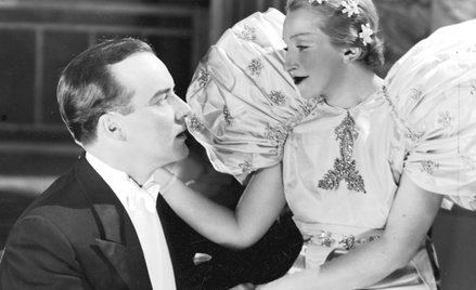 Przedstawienie „Pan minister i dessous” w teatrze Wielka Rewia w Warszawie. Hanka Ordonówna i Igo Sy