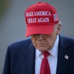 Prezydent USA Donald Trump w czasie rozmowy z dziennikarzami po tym, jak prezydent Ukrainy Wołodymyr