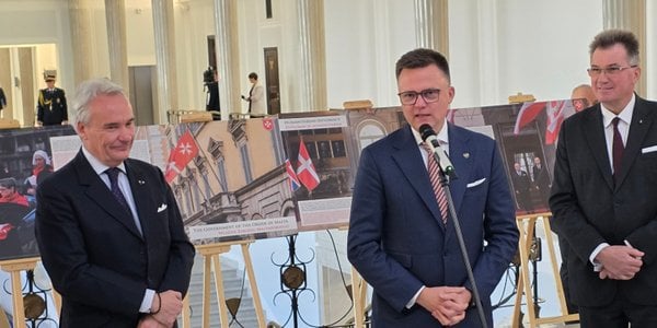 Marszałek Sejmu uczcił 35 lat relacji dyplomatycznych Polski z Zakonem Maltańskim