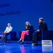 Członkowie rządu - Andrzej Domański, Barbara Nowacka, Agnieszka Dziemianowicz-Bąk i Hanna Wróblewska
