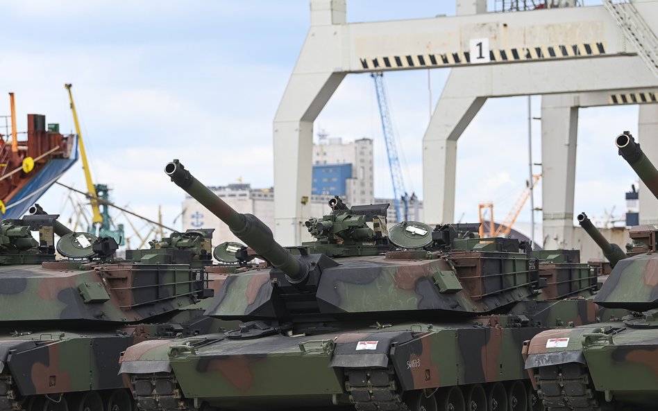Pierwsze czołgi Abrams dotarły do Polski
