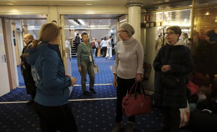 Uchodźcy z Ukrainy na promie w Tallinie