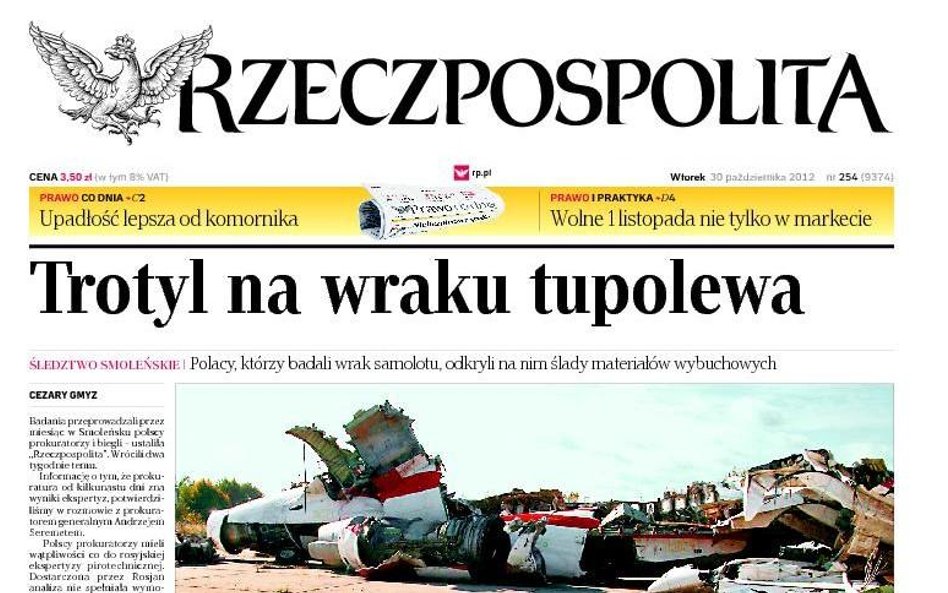 A jednak nie można wykluczyć materiałów wybuchowych