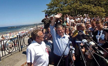 Bronisław Komorowski namawiał do pójścia na wybory w Rewalu, gminie gdzie w pierwszej turze była naj