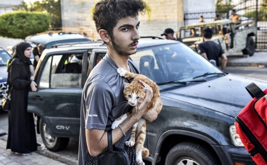 Do Bejrutu zmierza coraz więcej uchodźców z południowego Libanu