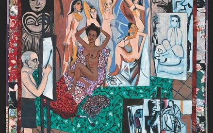 Faith RINGGOLD, Pracownia Picassa, 1991 Akryl na płótnie