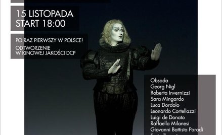 Orfeusz Monteverdiego z La Scali w cyfrowej jakości na wielkim ekranie Multikina