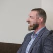 Mec. Paweł K. na sali sądu