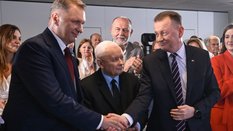 Przemysław Czarnek, Jarosław Kaczyński i Mariusz Błaszczak