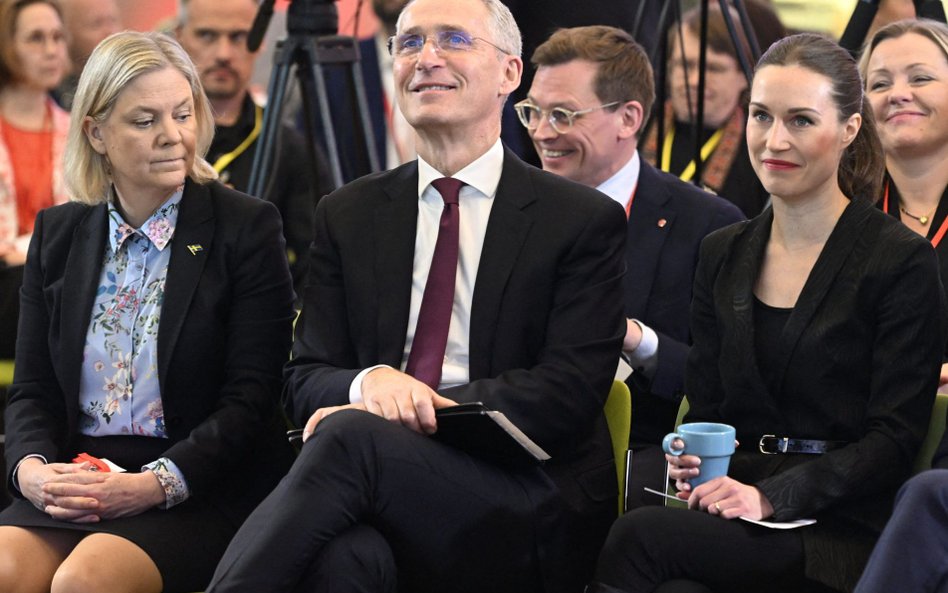 Magdalena Andersson, Jens Stoltenberg i Sanna Marin