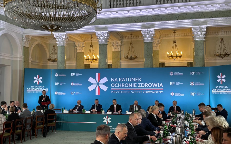 Szczyt Medyczny "Na ratunek ochronie zdrowia" w Pałacu Prezydenckim