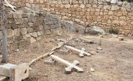 Zniszczono katolicki cmentarz w Izraelu. Interwencja konsula