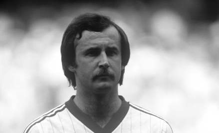 Janusz Kupcewicz - fotografia z 8 lipca 1982 r. (mecz Polska-Włochy, półfinał Mistrzostw Świata w Pi