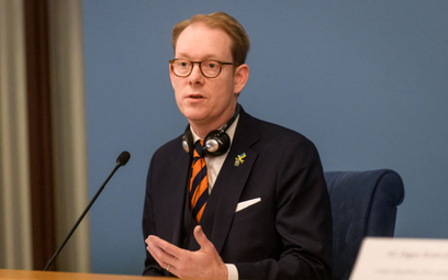 Szef szwedzkiego MSZ Tobias Lennart Billström