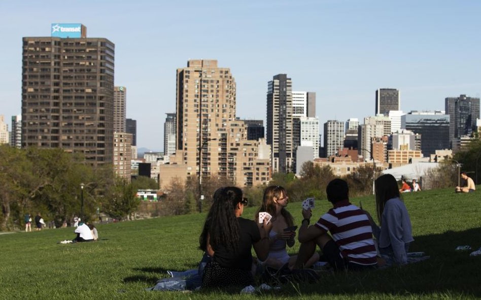 Park w centrum Montrealu
