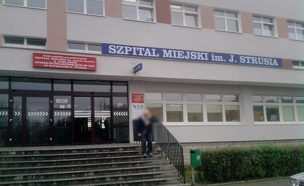 Pacjent wyskoczył z okna szpitala w Poznaniu. Nie żyje